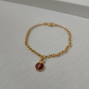 Pulseira infantil – Folheado ouro 18k