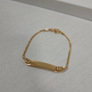 Pulseira infantil – Folheado ouro 18k