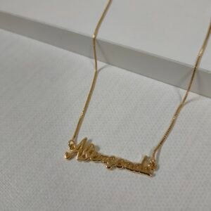 Colar feminino – Folheado ouro 18k