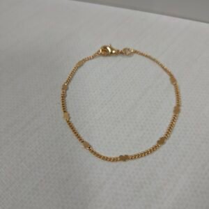 Pulseira infantil – Folheado ouro 18k